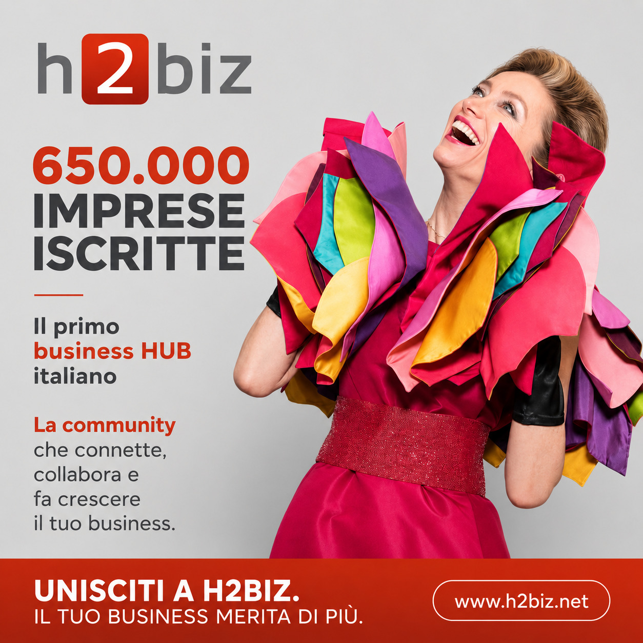 650.000 aziende hanno scelto H2biz - Il primo Business HUB italiano
